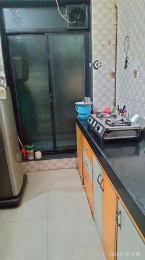 Kitchen in 1 BHK Apartment at Rabale – for Rent