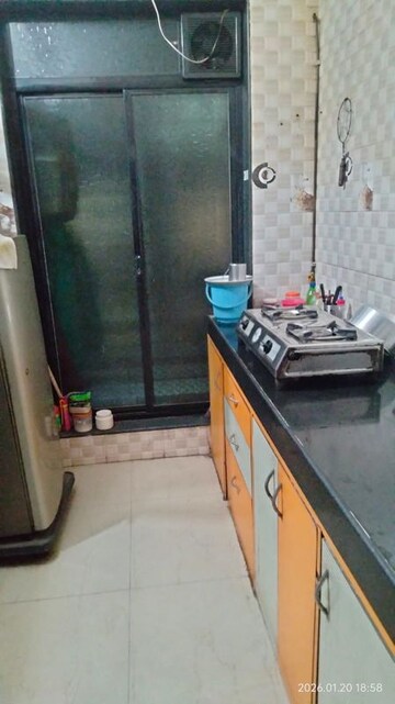 Kitchen in 1 BHK Apartment at Rabale – for Rent