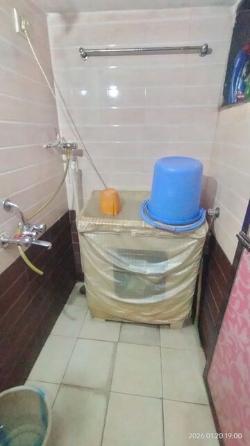 Bathroom in 1 BHK Apartment at Rabale – for Rent