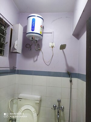 Bathroom in 2 BHK Apartment at Shapoorji Pallonji Shukho Brishti, Rajarhat New Town – for Rent
