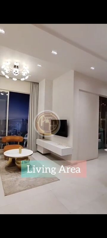 Living Room in 4 BHK Apartment at Bhoomi Acres, Thane West – for Sale