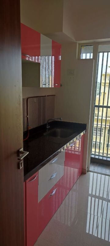 Kitchen in 2 BHK Apartment at Courtyard by Narang Realty and The Wadhwa Group, Pokhran Road No Two – for Sale