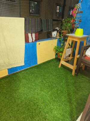 Balcony in 2 BHK Apartment at Balbhim Park, Warje – for Rent