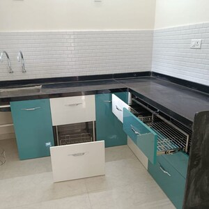 Kitchen in 3 BHK Apartment at Majestique Marbella Phase 1, Kharadi – for Rent