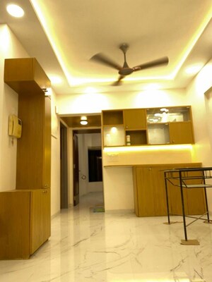 Living Room in 2 BHK Apartment at Evershine Greens, Andheri West – for Rent