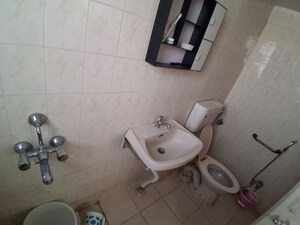 Bathroom in 3 BHK Apartment at Aundh – for Rent