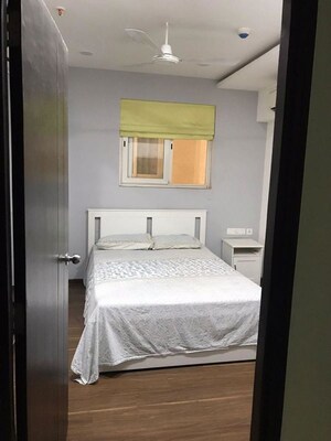 Bathroom in 3 BHK Apartment at Golf Edge, Gachibowli – for Rent