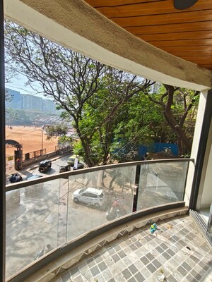 Balcony in 3 BHK Apartment at Gurukrupa Divyam, Ghatkopar East – for Rent