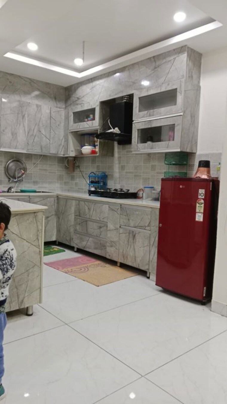 Kitchen, nk-sharma-savitry-greens-2 3 Bedroom 1600 Sq.Ft. Builder Floor In Ghazipur Zirakpur 9923688