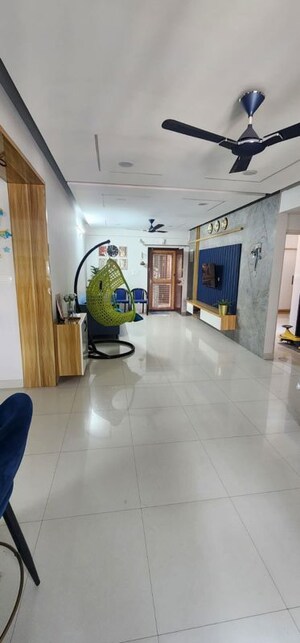 Living Room in 3 BHK Apartment at Qualitas Serenity Park, Kokapet – for Rent