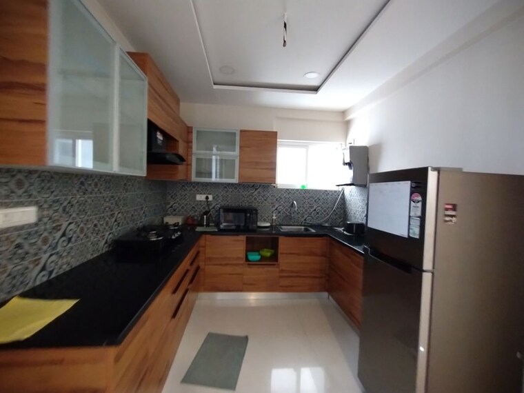 Kitchen, my-home-vihanga 2 Bedroom 1275 Sq.Ft. Apartment In Gachibowli Hyderabad 9923766
