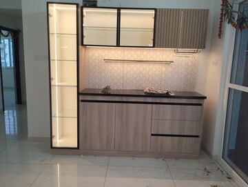 Bathroom in 3 BHK Apartment at Aparna Sarovar, Nallagandla – for Rent