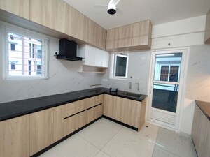 Kitchen in 3 BHK Apartment at Aparna Sarovar, Nallagandla – for Rent