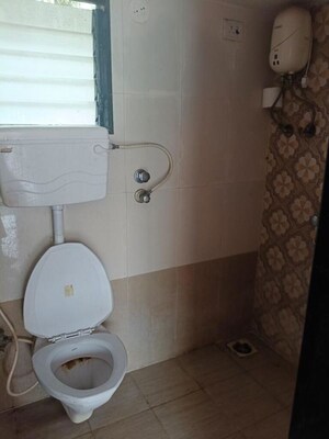 Bathroom in 1 BHK Apartment at RNA NG Shree Ram Van, Vasai East – for Rent