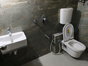 Bathroom in 1 BHK Apartment at Sai Samriddhi, Vasai East – for Rent