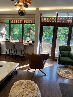 Living Room in 3 BHK Builder Floor at Greater Kailash I – for Rent