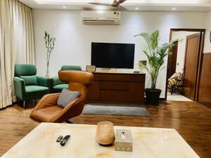 Living Room in 3 BHK Builder Floor at Greater Kailash I – for Rent