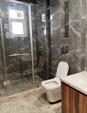 Attached Bathroom in 3 BHK Builder Floor at Greater Kailash I – for Rent