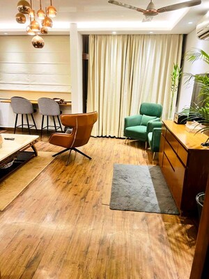Living Room in 3 BHK Builder Floor at Greater Kailash I – for Rent