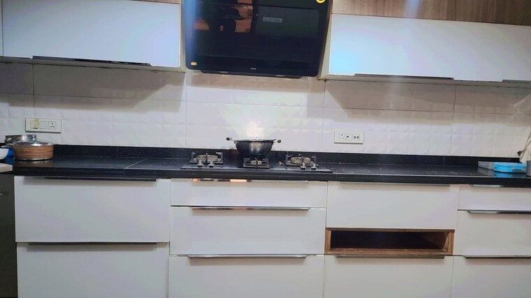 Kitchen, pinnacle-aeren-homes 3 Bedroom 1640 Sq.Ft. Apartment In Pir Machalla Zirakpur 9923922