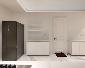 Bathroom in 3 BHK Apartment at Bhartiya City Leela Residences, Thanisandra Main Road – for Rent