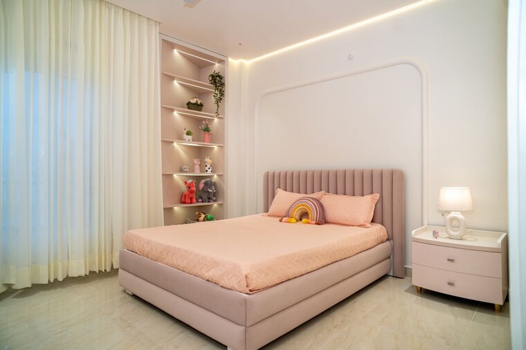Bedroom, kalpana-eco-world 3 Bedroom 1000 Sq.Ft. Villa In Mohanlalganj Lucknow 9923938