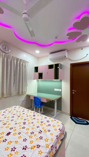 Master Bedroom in 3 BHK Apartment at Aparna Sarovar Zenith, Nallagandla – for Rent