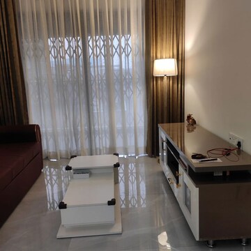 Living Room in 1 BHK Apartment at Oxy Beaumonde, Viman Nagar – for Rent