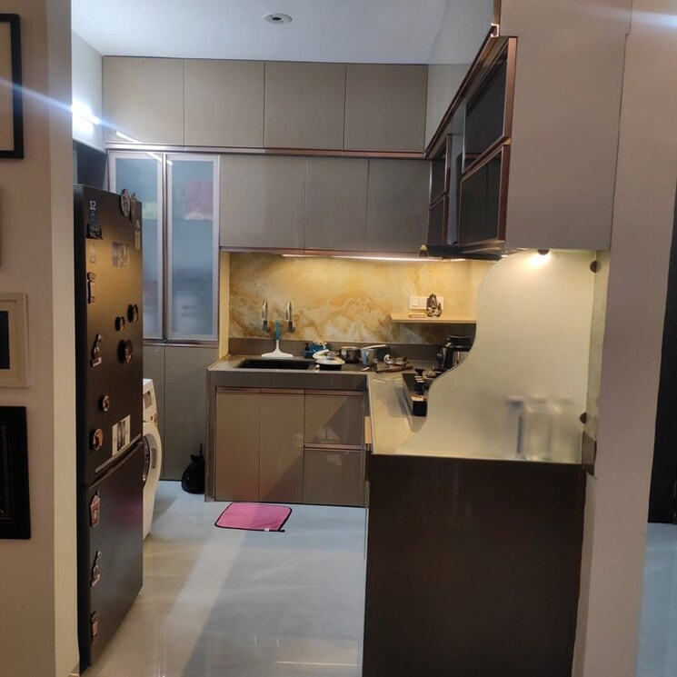 Kitchen, oxy-beaumonde 1 Bedroom 542 Sq.Ft. Apartment In Viman Nagar Pune 9923996
