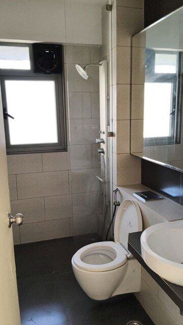 Bathroom in 2.5 BHK Apartment at Radius Imperial Heights, Goregaon West – for Rent