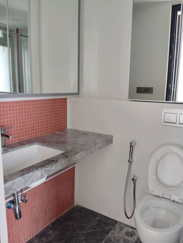 Washroom in 3 BHK Apartment at Avighna Marquee, Worli – for Rent