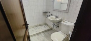 Bathroom in 3 BHK Builder Floor at Hauz Khas – for Rent