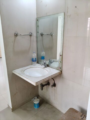 Bathroom in 2.5 BHK Apartment at Sai Sthan CHS, Nerul – for Rent