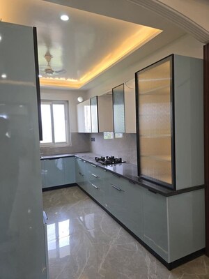 Kitchen in 3 BHK Apartment at Palm Residency Chhatarpur, Chattarpur – for Rent