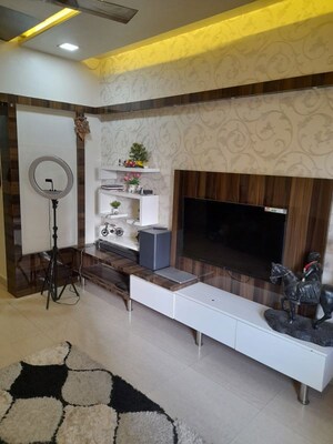 Living Room in 1 BHK Apartment at Associated Sai Smruti, Dahanukar Colony – for Rent