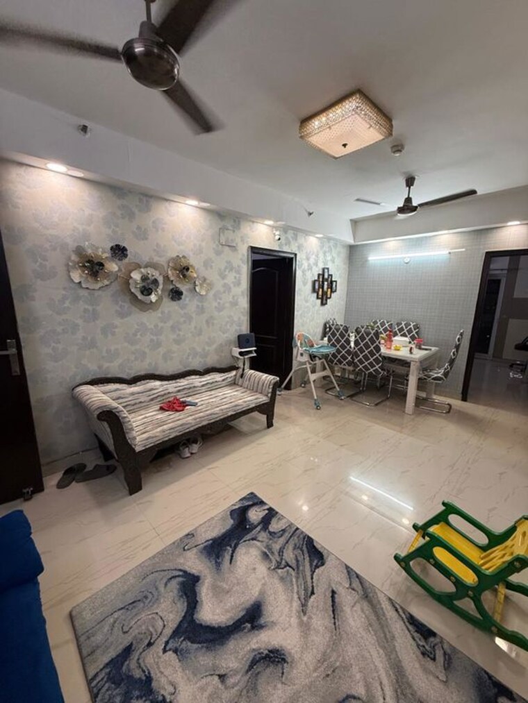 Living Room, panchsheel-wellington 4 Bedroom 3000 Sq.Ft. Penthouse In Dundahera Ghaziabad 9924382