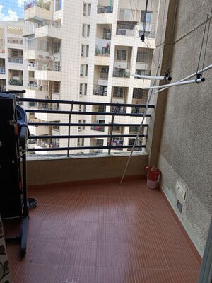 Balcony in 2 BHK Apartment at SSD Sai Pearl, Pimple Saudagar – for Rent