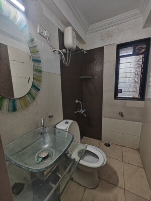 Bathroom in 2 BHK Apartment at Keshavkunj Apartment, Seawoods Sector 44a – for Rent