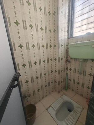 Bathroom in 1 BHK Apartment at Meenakshi Co Operative Society, Nerul – for Rent