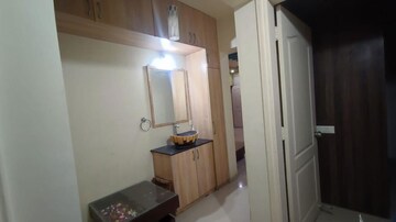 Bathroom in 3 BHK Apartment at Goldfinger Kataria Tamara, Rahatani – for Rent