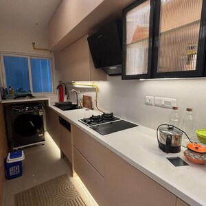 Team Area in 3 BHK Apartment at Helio at Brigade El Dorado, Bagaluru – for Rent