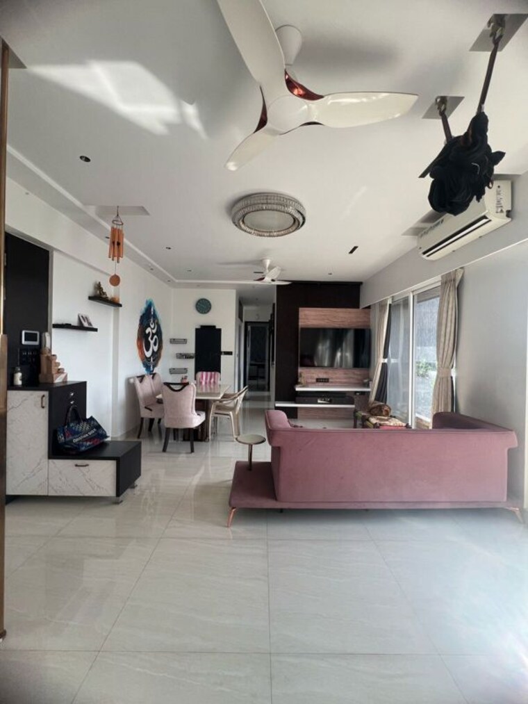 Living Room, ashar-edge 3.5 Bedroom 1135 Sq.Ft. Apartment In Pokhran Road No Two Thane 8961696