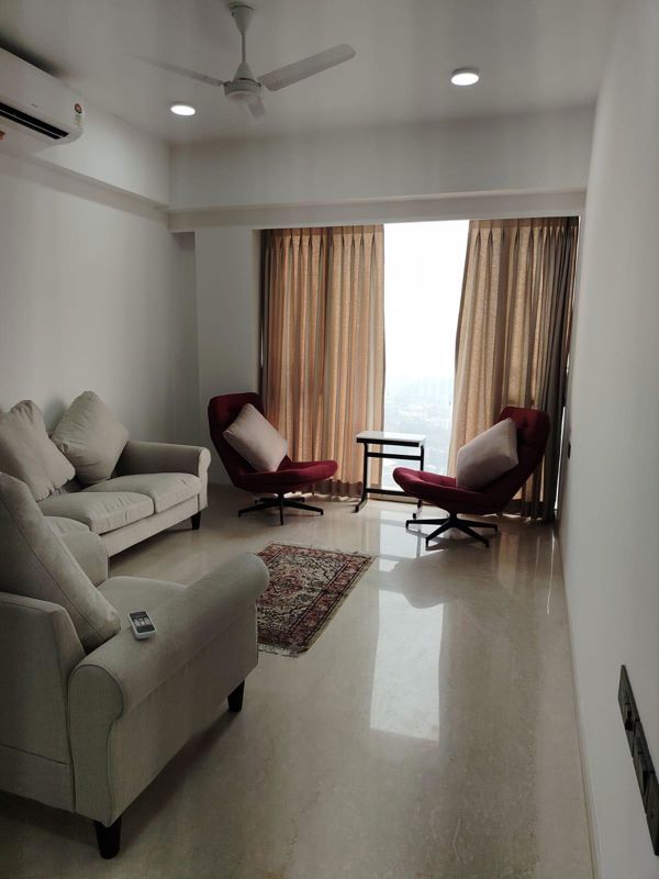 3 BHK + Servant Room Apartment For Rent in Lodha The Park