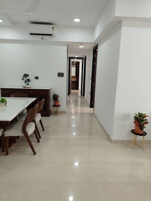 Dining area in 3 BHK Apartment at Lodha The Park, Worli – for Rent