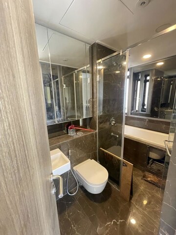 Washroom in 3 BHK Apartment at Lodha The Park, Worli – for Rent