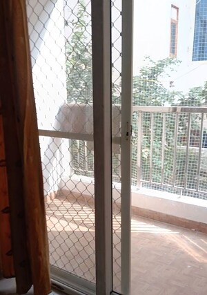 Balcony in 3 BHK Apartment at Uninav Bliss, Raj Nagar Extension – for Rent