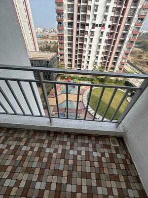 Balcony in 2 BHK Apartment at Majestique Rhythm County, Handewadi – for Rent