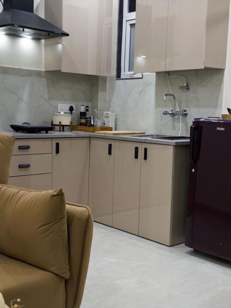 Kitchen, sector 55 1 Bedroom 900 Sq.Ft. Builder Floor In Sector 55 Gurgaon 9918510