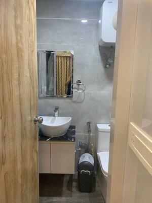 Bathroom in 2 BHK Apartment at Sector 35 – for Rent