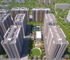 2 BHK Apartment For Sale in Majestique Rhythm County